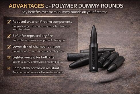 IMI Defense 5.56 Snap Caps (.223) 30 Pack Polymer Dummy Rounds in Saudi Arabia