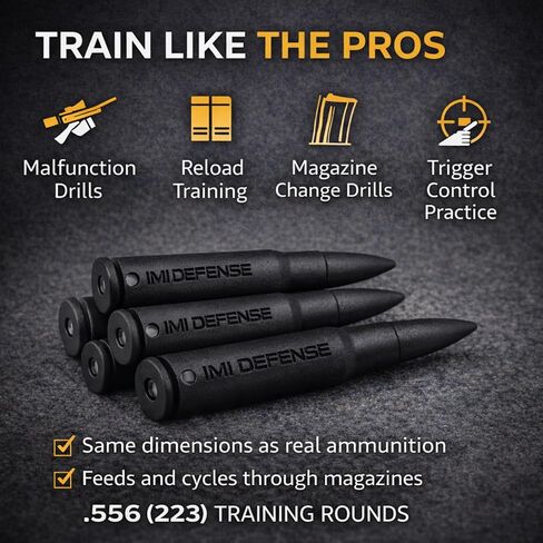 IMI Defense 5.56 Snap Caps (.223) 30 Pack Polymer Dummy Rounds in Saudi Arabia