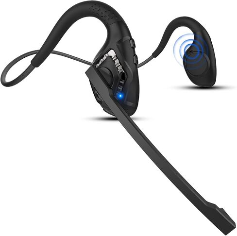 iDIGMALL Bluetooth Headset with Mic, Open Ear Headphones with Microphone in Saudi Arabia