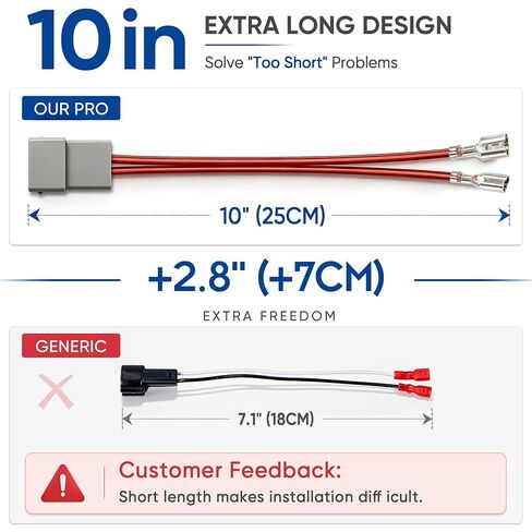 72-7800 Speaker Wiring Harness, 4 Pcs for Civic,Accord,CRV, Element in Saudi Arabia