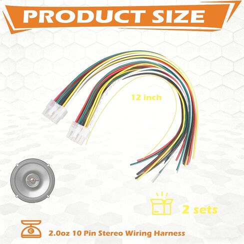 (2PCS) 10-pin Harness Plug in Saudi Arabia