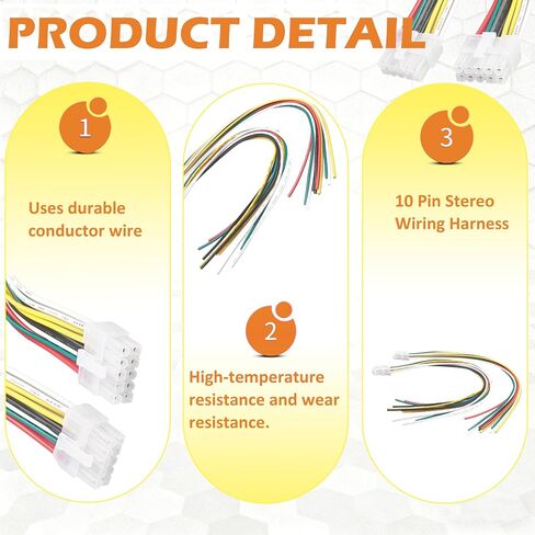 (2PCS) 10-pin Harness Plug in Saudi Arabia