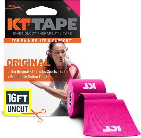 KT Tape, Original Cotton, Elastic Kinesiology Athletic Tape, 16’ Uncut Roll in Saudi Arabia