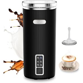 HOTSPIRE Milk Frother and Steamer, 6-in-1 Electric Milk Frother, Automatic Hot & Cold Foam Maker, Stainless Steel Nonstick Interior, 8.5oz, for Latte, Cappuccino in Saudi Arabia