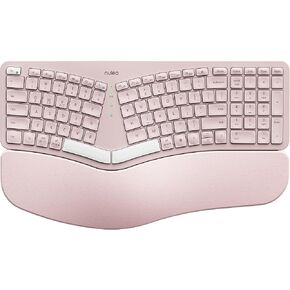 Nulea Ergonomic Split Keyboard Wireless with Wrist Rest 7 Color Backlight in Saudi Arabia
