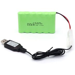 7.2V 2400mAh Ni-MH Battery with Tamiya Connector for RC Car Remote Toy in Kuwait