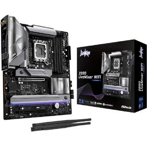 ASRock Intel Core Ultra Phantom Gaming Z890 Riptide WiFi 7 ATX Motherboard DDR5 9066 MHz 256 GB LGA1851 RL-ILM M.2 PCIe 5.0 in Kuwait