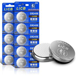 LiCB 10 Pack CR2450 Battery 3V Lithium CR 2450 in Saudi Arabia