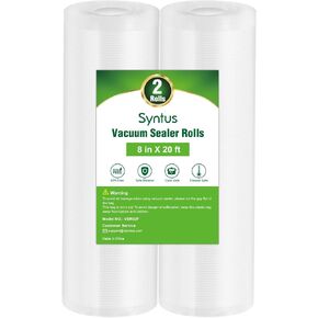 Syntus 2 Rolls 8" x 50' Vacuum Sealer Bags, BPA Free for Food Storage in Saudi Arabia
