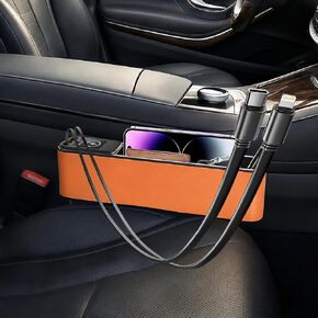 Elecshion Car Seat Gap Filler Organizer with 69W Retractable Car Charger in Saudi Arabia