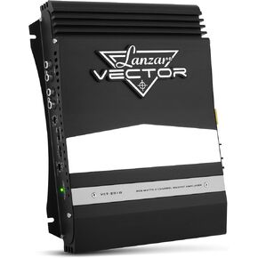 Lanzar 2-Channel High Power MOSFET Amplifier - Slim 800 Watt Bridgeable Mono Stereo 2 Channel Car Audio Amplifier-Crossover Frequency and Bass Boost Control, RCA Input,Line Output - Lanzar VCT2010 in Saudi Arabia