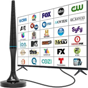 Digital TV Antenna for Smart TV Indoor, HD TV Antenna for Local Channels in Saudi Arabia