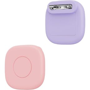 Silicone Case for Tile Mate 2024/2022 with Safety Pin, 2 Pack Waterproof Hidden Holder for Life360 Tile Tracker | Secure & Discreet | for Kids Elderly Clothing Luggage (Pink/Purple) in Saudi Arabia