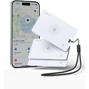3-Pack 2026 Air Card Tag Tracker Wallet Tracker Card (iOS Only), Black in Saudi Arabia