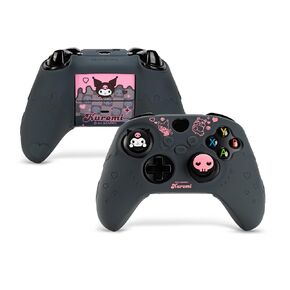 غطاء غطاء وحدة التحكم Kuitmor لجهاز Xbox Series X/S، غطاء حماية من السيليكون الناعم المضاد للانزلاق متوافق مع وحدة تحكم Xbox مع غطاءين لمقبض الإبهام وملصق واحد (أسود كورومي) in Saudi Arabia