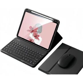 حافظة لوحة مفاتيح kaidisen لجهاز iPad Air 13 بوصة (M4/M3/M2)/ iPad Pro 12.9 بوصة الجيل السادس/الخامس/الرابع/الثالث مع لوحة مفاتيح وماوس بلوتوث، مفتاح دائري بلون الحلوى قابل للفصل، أخضر داكن in Kuwait