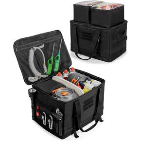 Tactical Camping Storage Bag - 38L Utility Camping Tote (3-Piece Set) Green in Kuwait
