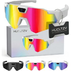 POV Glasses 4K Baseball Sunglasses Camera Smart Men Women Video Action 2026 Upgrade Eyeglasses Running Style Meets Function Sports Cycling Hiking HD (Black) in Saudi Arabia
