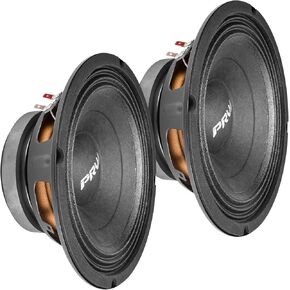 مكبر صوت PRV AUDIO 8MB450-4 v2 مقاس 8 بوصات 4 أوم Pro مكبر صوت 93.5 ديسيبل 450 وات ملف صوتي 2 بوصة (مفرد) in Kuwait