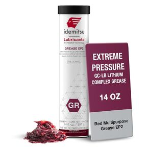 Idemitsu EP2 Red All Purpose Grease NLGI 2 – 14 oz Cartridge, Case of 10 in Saudi Arabia