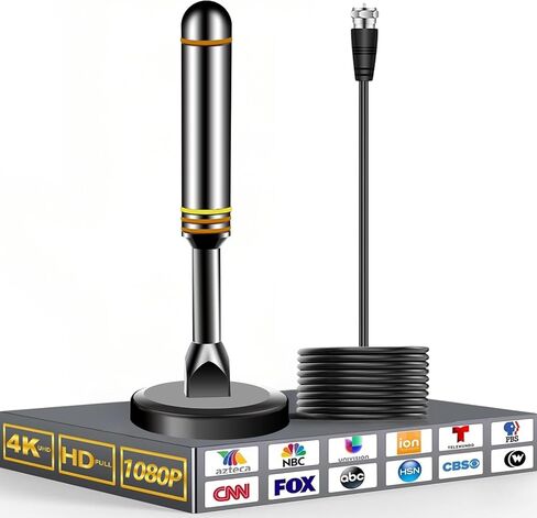 Indoor TV Antenna for Smart TV, HD Digital Antenna for TV Without Cable in Saudi Arabia