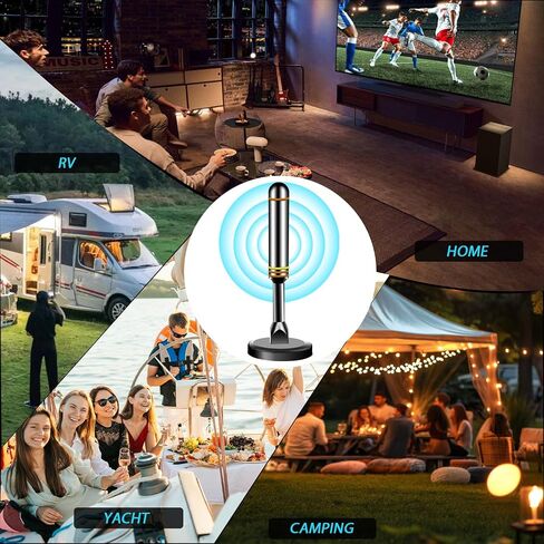 Indoor TV Antenna for Smart TV, HD Digital Antenna for TV Without Cable in Saudi Arabia