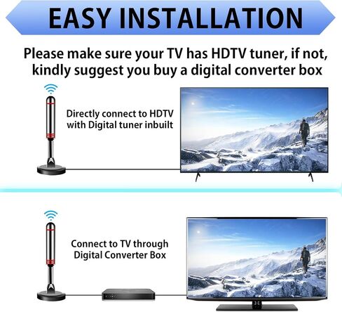 Digital Antenna for Smart TV Indoor,HD Antenna for TV Indoor 4k in Saudi Arabia