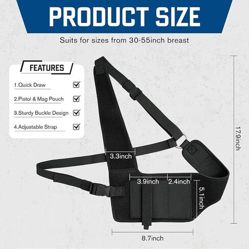 Universal Shoulder Bag for Men,Concealed Everyday Carry Small,Compact Gear in Saudi Arabia