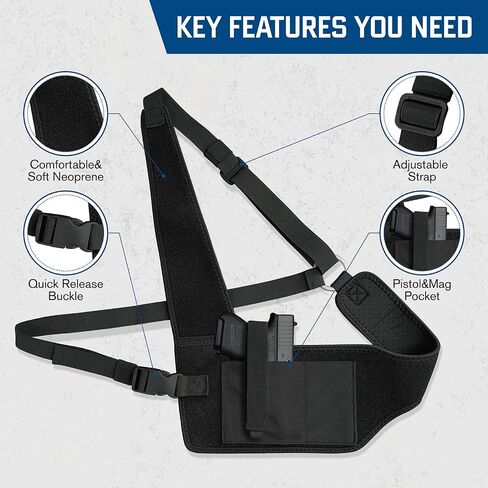 Universal Shoulder Bag for Men,Concealed Everyday Carry Small,Compact Gear in Saudi Arabia