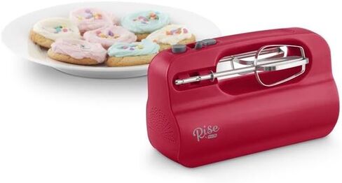 RISE BY DASH Red 5 Speed Hand Mixer in Saudi Arabia