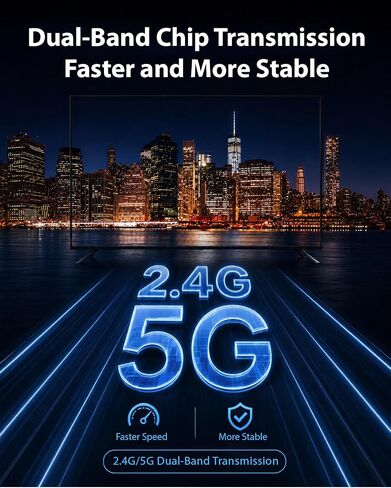 Wireless HDMI Transmitter and Receiver 2.4G/5G Plug&Play in Kuwait