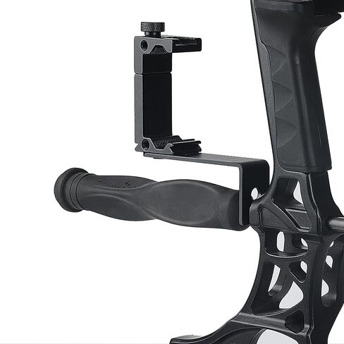 DEEPOWER Universal Compound Bow Phone Holder Aluminum Alloy Smartphone Mount for Archery Hunting - Instant Photo and Video Recorder in Saudi Arabia