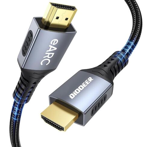 8K HDMI ARC/eARC Cable for Soundbar 6.6ft, Ultra High Speed HDMI 2.1 48Gbps in Saudi Arabia