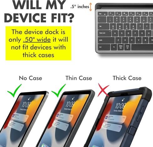 X9 Wireless Keyboard with Phone Holder - Full Size Bluetooth Keyboard with Number Pad, Backlit Wireless Keyboard, Multi-Device for iPad, Tablet, PC, Mac, iPhone, Android - Gray in Saudi Arabia