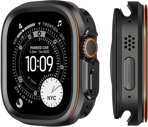 Metal Cover Compatible with Apple Watch Ultra 3/2/1 Case 49mm in Saudi Arabia