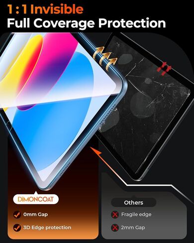 2 Pack for iPad A16 Screen Protector for iPad 11th Generation & 10th Gen in Kuwait