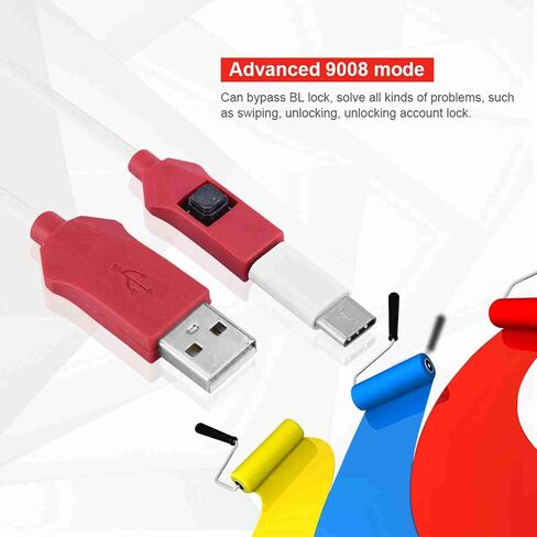 9008 Deep Flash Cable for BL Lock Phones, Forced Port Mode Engineering Adapter, Bypass Bootloader for CPU Devices in Kuwait
