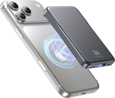 Magnetic Portable Charger 10000mAh, Fast Charging MagSafe Battery Pack in Kuwait