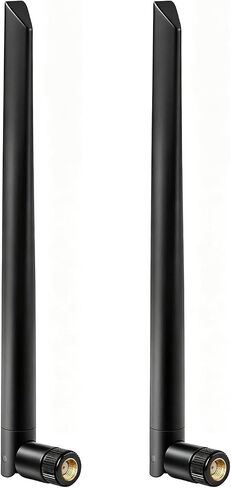 WiFi 7 WiFi 6E Antenna Tri-Band 2.4GHz 5GHz 6GHz RP-SMA Antenna for Gaming PC Desktop Computer Motherboard Card Wireless Router(Pack of 2), Slinkdsco in Saudi Arabia