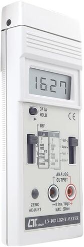 Digital Handheld calibrated Lux Meter (Range: 50,000 Lux) for Photography, Stadiums, Clean Rooms, Theatres Alongwith Factory Calibration Certificate Model: LX-102 in Saudi Arabia