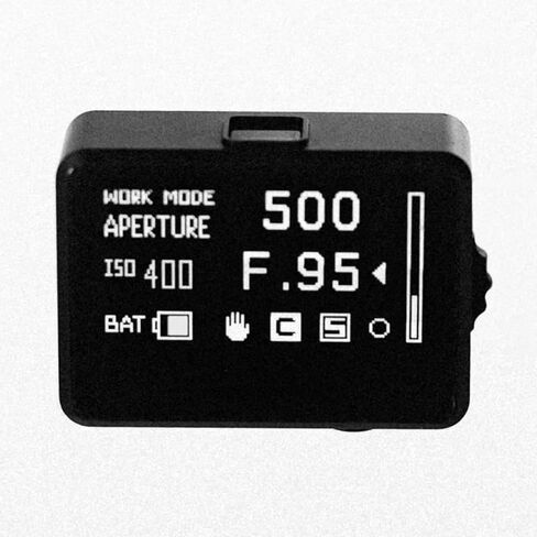30°fov Digital Light Meter for Film Cameras, Rechargeable Exposure Meter with Large OLED Screen, Cold Shoe Mount, Vintage Photography Accessory B in Saudi Arabia