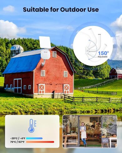 ULNA WiFi 6 Wireless Bridge Point to Point Outdoor with 2 Brackets in Saudi Arabia