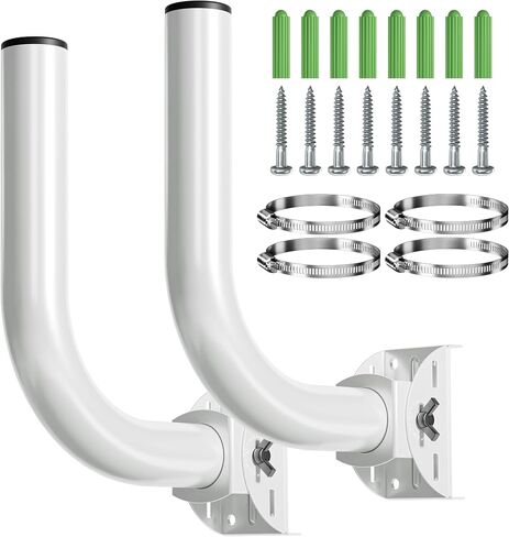 Universal Antenna Mount UB-AM Compatible for WiFi Extenders Wireless Bridge Mount Bracket 2-Pack Pole & Wall Mount for Outdoor CPE, Access Point, Point-to-Point Bridge Antenna - Mounting Arm in Saudi Arabia