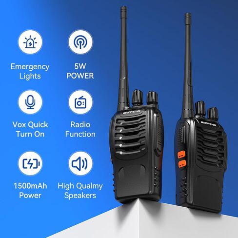 Baofeng BF-888s Radios Walkie Talkies for Adults 6 Pack in Saudi Arabia