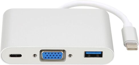 Type C to VGA 3 in 1 Adapter Aluminum Alloy for Charging and in Saudi Arabia