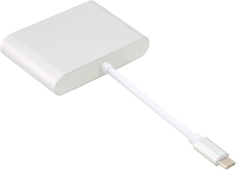 Type C to VGA 3 in 1 Adapter Aluminum Alloy for Charging and in Saudi Arabia