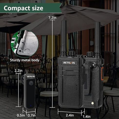 Retevis RB37 Bluetooth Two-Way Business Radios with Wireless Earpiece 2Pack in Saudi Arabia