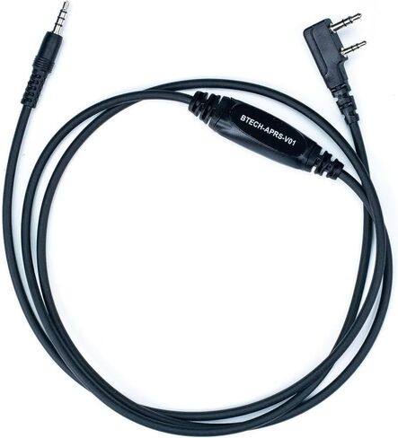 BTECH APRS-K1 PRO Multi-Function Audio Interface Cable - USB-C Universal TNC Adapter with Built-In Auto PTT & Audio I/O - Compatible with APRSpro, APRSDroid in Saudi Arabia