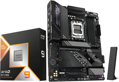 AMD Ryzen 9 9950X3D Processor with ASUS ROG Strix X870E-E R2 Motherboard in Saudi Arabia