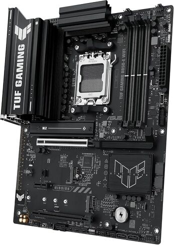 Micro Center AMD 9600X Processor with ASUS TUF GAM B850-E WiFi Motherboard in Kuwait